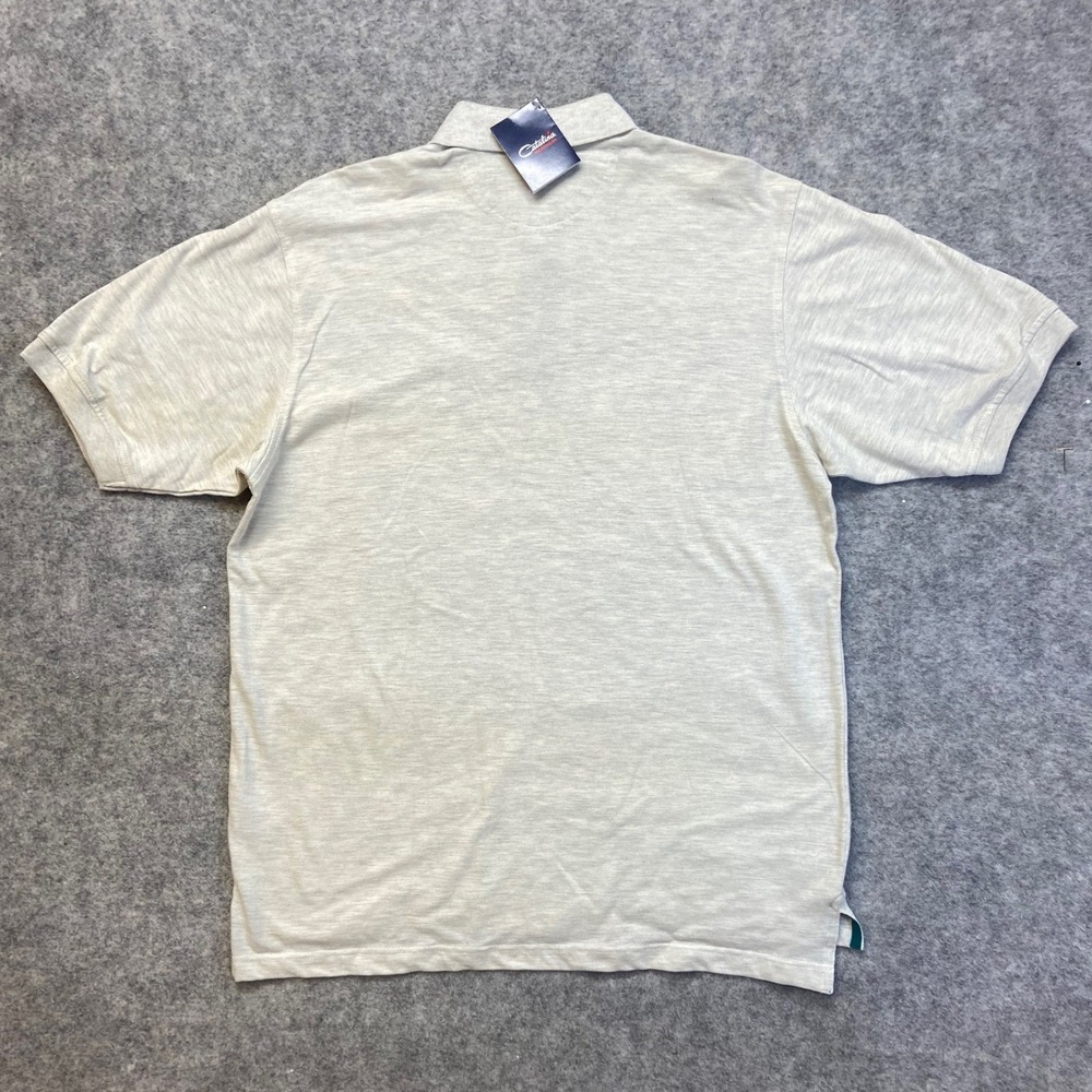 Catalina Polo Shirt Men's Size Large Gray Pique Cotton Short Sleeve NWT - Picture 2 of 10